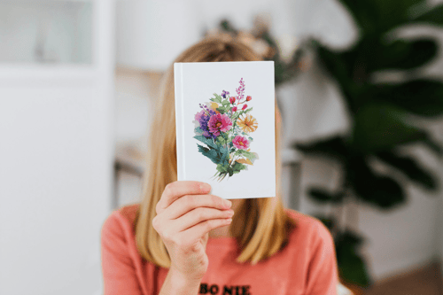 ملصق الوردة