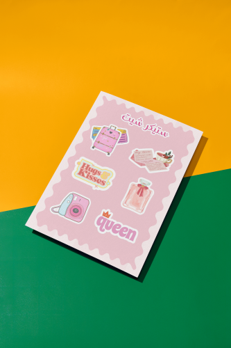 ستيكر شيت pink