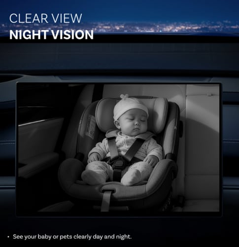 محول Carplay اوتوكاست لاسلكي وكاميرا مراقبة للمقعد...