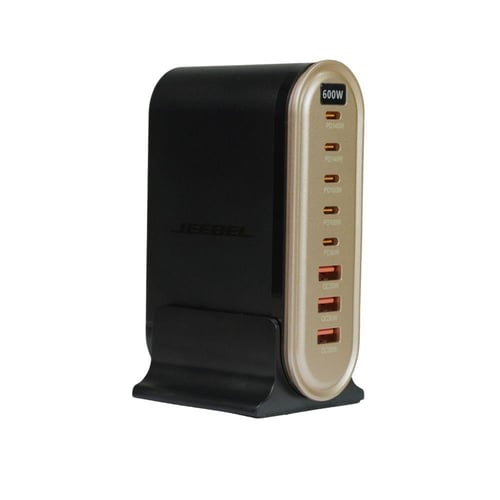 JEEBEL VoltOn GaN 600W – محطة شحن مكتبية بـ 8 مناف...