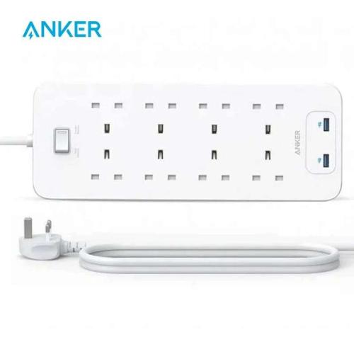 توصيلة 8 منافذ + منفذين USB انكر