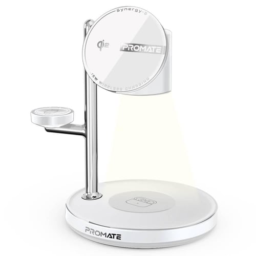 محطة شحن لاسلكية 4 في 1 مع اعتماد Qi2 تدعم ماج سيف