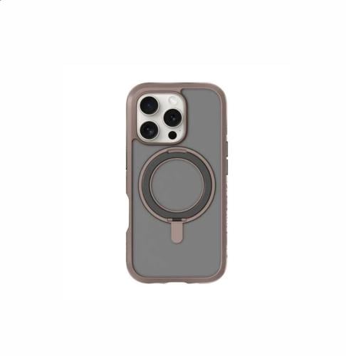 كفر لوت شفاف مطفي بني مع مسكةْ360ْ ماج سيف ايفون 1...