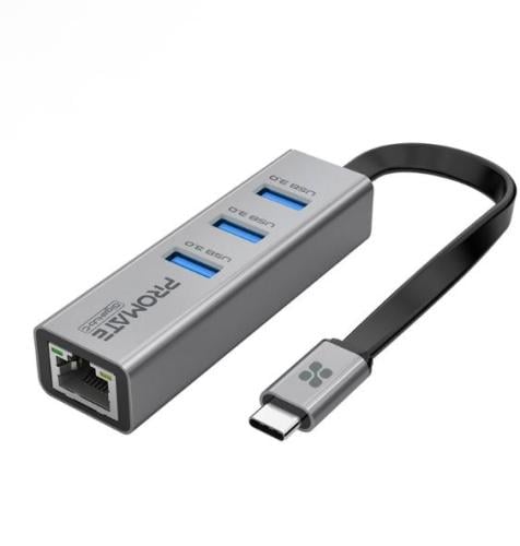 GigaHub-C , وصلة USB-C بثلاثة منافذ يوسبي ومنفذ اي...