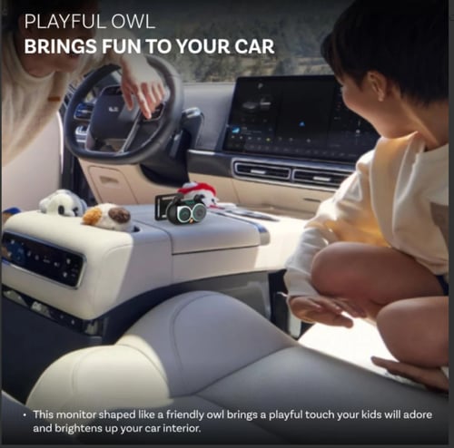 محول Carplay اوتوكاست لاسلكي وكاميرا مراقبة للمقعد...