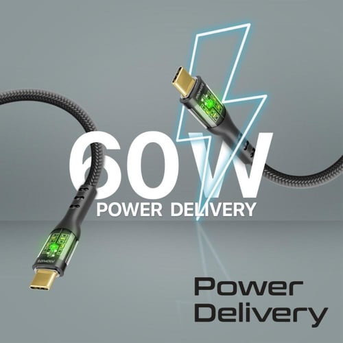 سلك شاحن تايب سي-تايب سي 2متر Promate TransLine-CC...