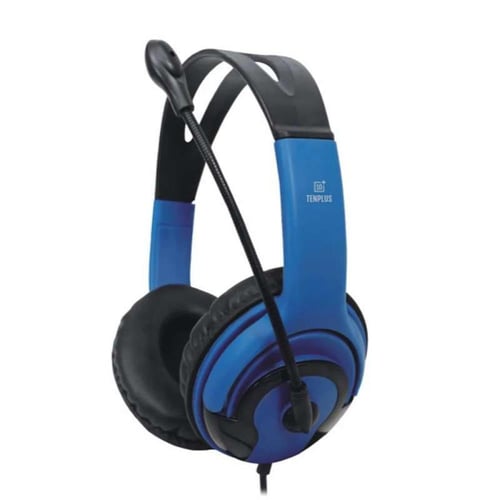 سماعة راس تن بلس للالعاب مع مايك 3.5mm منفذ TENPLU...