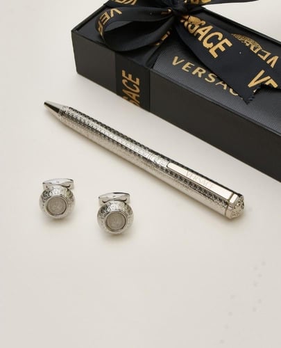 طقم قلم وكبك Versace