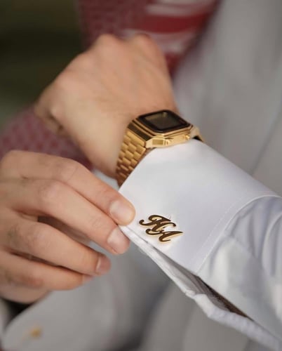 كبكات ثياب رجاليه بتصميم حرفين