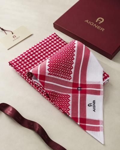 شماغ احمر ماركة اقنر Aigner البصمة الاخيرة