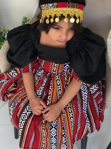 فساتين بنات يوم التاسيس السعودي