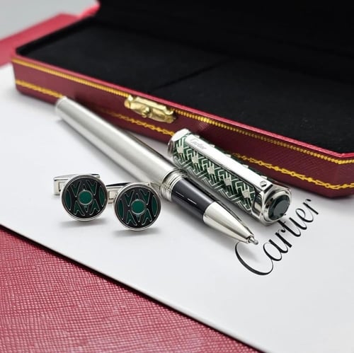 اطقم كارتير رجالي قلم وكبك