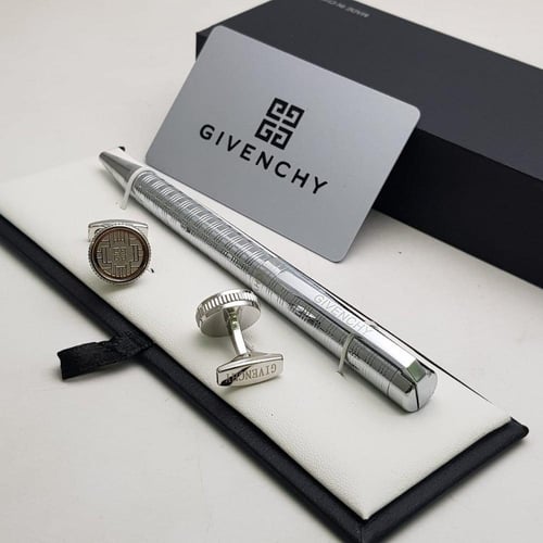 طقم قلم وكبك ماركة جيفنشي درجه اولى