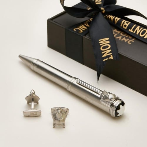 طقم رجالي قلم وكبك ماركه منت بلانك 2026