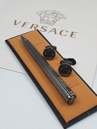 طقم قلم وكبك Versace