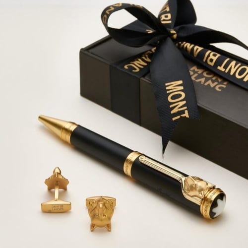 طقم رجالي قلم وكبك ماركه منت بلانك 2026