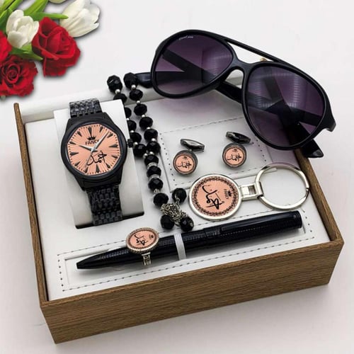 اطقم ساعات رجالي فخمة بالاسم