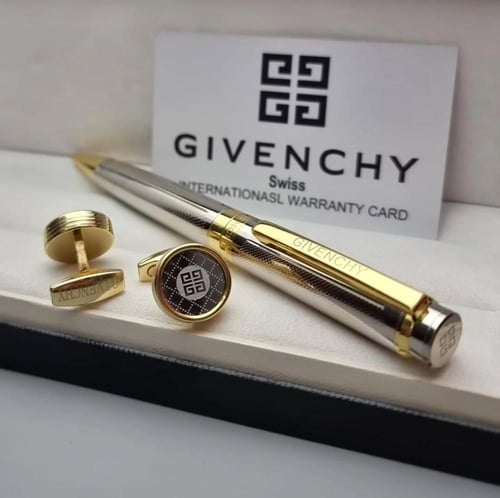 طقم قلم وكبك ماركة جيفنشي الإصدار الجديد