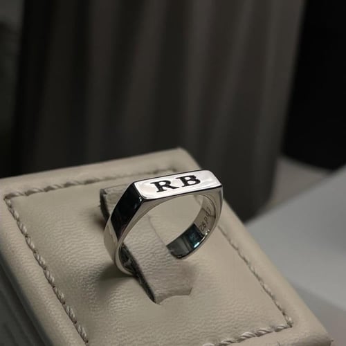 دبلة رجالية فضة خالص عيار 925 جرام