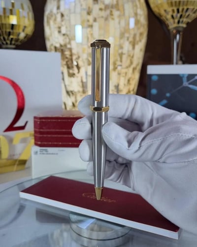 اقلام ماركة كارتير فص ازرق مع الملحقات