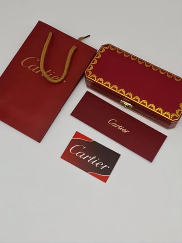 طقم قلم وكبك ماركة كارتير Cartier