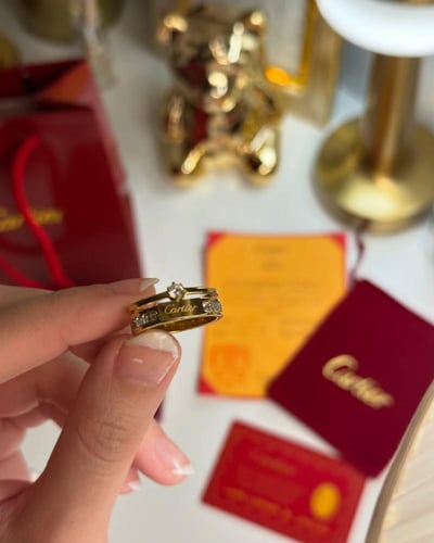 خواتم نسائية ماركة كارتير زركون