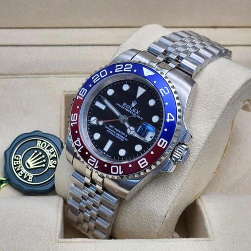 ساعة رولكس رجالي GMT مكينة اتوماتيك