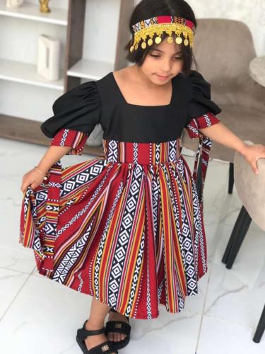 فساتين بنات يوم التاسيس السعودي