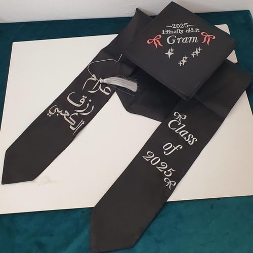 شال تخرج مع قبعه تخرج 2025