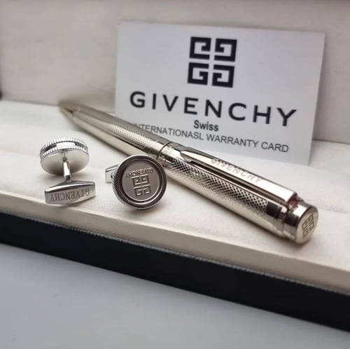 طقم قلم وكبك ماركة جيفنشي الإصدار الجديد