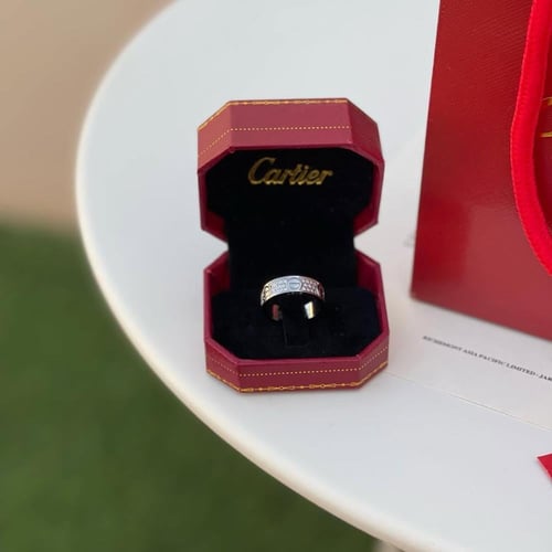 دبل نسائي ماركة كارتير لوقو زركون