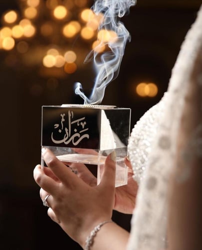 مبخره بالاسم مع درج للبخور