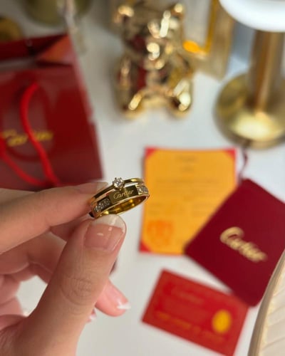 خواتم نسائية ماركة كارتير زركون