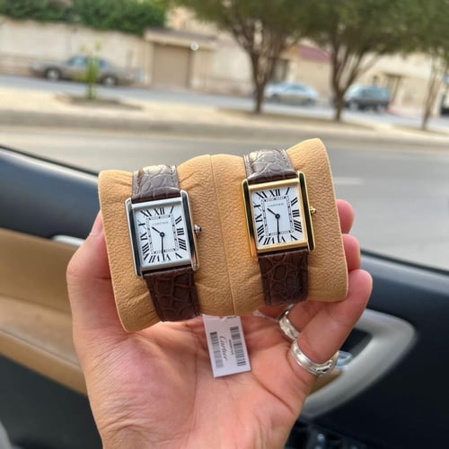 طقم ساعه رجالي وساعه نسائي ماركه كارتير