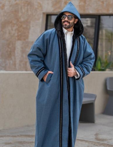 فروات شتوية رجالي لون كحلي