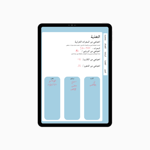 منظم صحتي ازرق