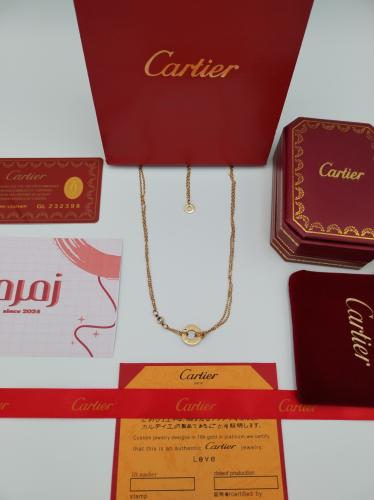 سلسال كارتير ذهبي مع الملحقات