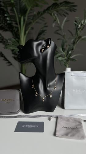 شوكر ميسيكا مع الحلق ذهبي