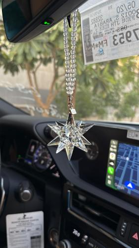 تعليقه سياره سورافسكي مع الملحقات