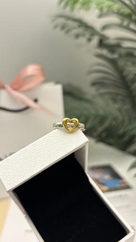 خاتم باندورا فضي وذهبي