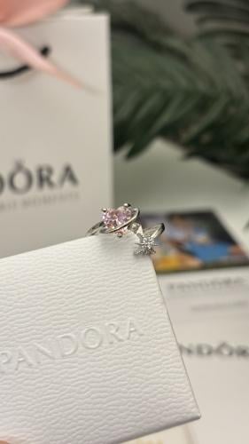 خاتم باندورا فضي ووردي