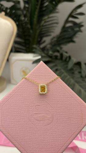 سلسال سوارفسكي راقص اصفر