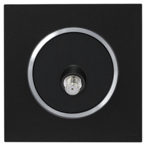 غرناطة - فيش دش مائل مفرد أسود ج 7*7