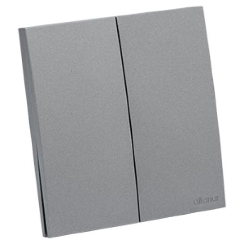 ماسه - مفتاح ثنائي كامل 16أ رمادي 7*7