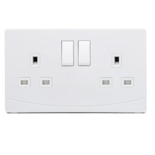 سيدرا - فيش بمفتاح 13 أمبيرقطبين مزدوج 7x14