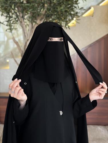 خمار ربط طقطق + نقاب اسلامي