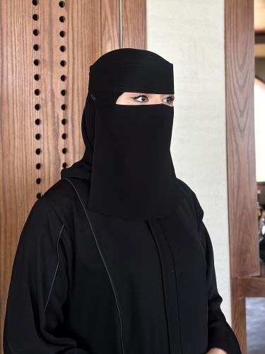 نقاب 3 نقاب مشبك عادي وسط