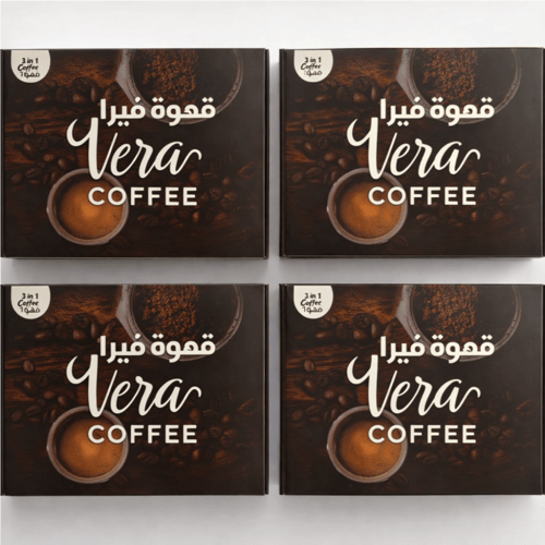 عرض أربع عبوات قهوة فيرا للتخسيس