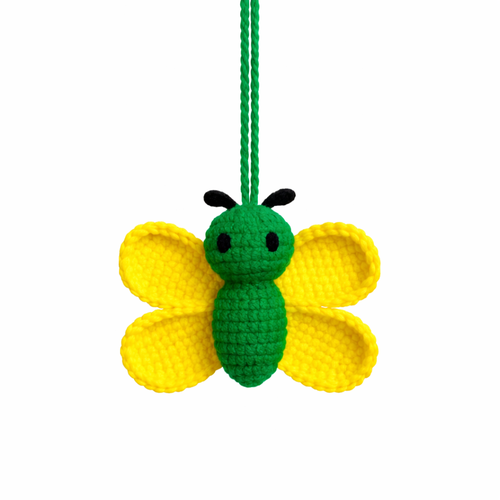 لعبة فراشة كروشيه