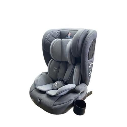 كرسي أطفال مع مكان مخصص للعصير في السيارة